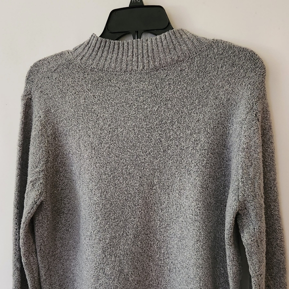 Belle Gray-Blue Mock Neck Sweater womens size small - Picture 10 of 12
